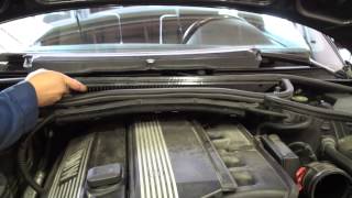 BMW E46 Cabin Air Filter Replacment [upl. by Dranel]