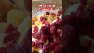 Meyveli pasta Fırın yok❌pişirme Yok❌ kolaytatlı pastatarifleri meyvelipasta pratiktarifler [upl. by Notserk843]