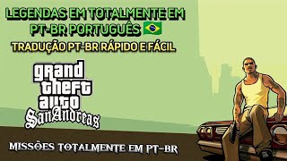 COMO COLOCAR LEGENDA EM PTBR NO GTA SAN ANDREAS [upl. by Tigdirb]