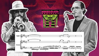 quotOn The Backsidequot  The Brecker Brothers  Tenor Sax amp Trumpet Transcription [upl. by Kenaz15]