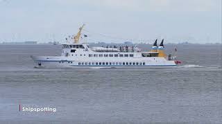 WAPPEN VON BORKUM  IMO 7525918  Ship Spotting 4K [upl. by Boar209]