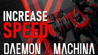 Daemon X Machina  How to Greatly Increase Mech Speed Control Tips amp MORE Sword  Bazooka Combat [upl. by Dearden]