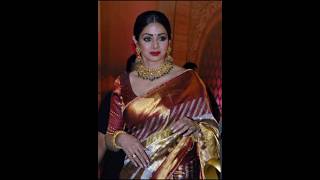 Sridevi Saree Looks dance song music bollywood love latamangeshkar yrfshorts yrfnewreleases [upl. by Aidualk572]