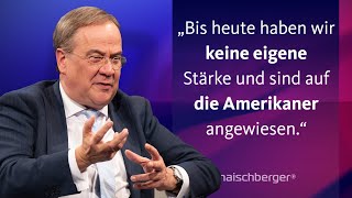 Armin Laschet CDU über Donald Trump den UkraineKrieg und das AmpelAus  maischberger [upl. by Eirellam]