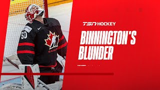 Binnington blunder sinks Canada against Sweden [upl. by Laira749]