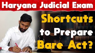 Bare Act को Prepare करने का Shortcut क्या है  easy way to Prepare Bare Act  GGC [upl. by Yrrag]