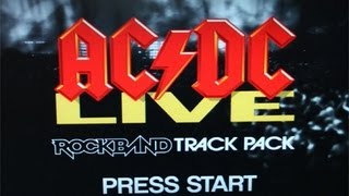 Vídeo comentado ACDC LIVE  Rock Band Track Pack PS2 [upl. by Nievelt113]