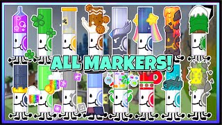 HOW TO FIND ALL 236 MARKERS in Find the Markers  ROBLOX [upl. by Finer872]