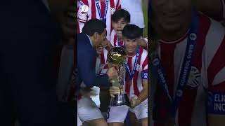 ¡LA ENTREGA DEL TROFEO A PARAGUAY GANADOR DE LA CONMEBOL SUB15 [upl. by Madge892]