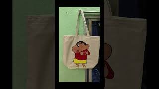 Tote bag painting 🖌️ 🎨totebagpainting followers subscribe [upl. by Adidnac478]