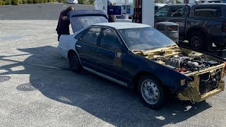 Wet skid pan Hampton downs update on ceffy day in the life of ravdog 59 [upl. by Massey]