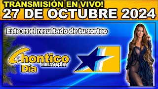 CHONTICO DÍA Resultado CHONTICO DIA DOMINGO 27 de octubre de 2024 [upl. by Hildebrandt]