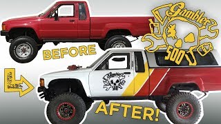 Gambler 500 Transformation of my 1985 Toyota Pickup [upl. by Eimak]