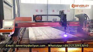 Beverley CNC plasma cutting machine work in customers factory [upl. by Jeddy]