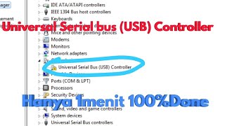 Cara mengatasi ⚠️universal serial bus USB Controller pada windows 7 [upl. by Yra]