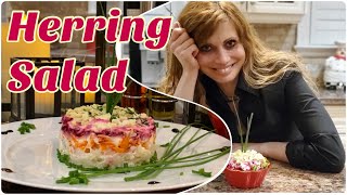 How To Make Restaurant Quality HERRING SALAD  TASTY and EASY [upl. by Else]