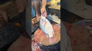 Amazing Tilapia Fish Cutting Skills In Bangladesh Local Fish Market shorts [upl. by Llerroj647]