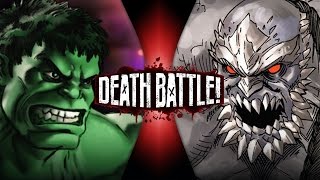 Hulk VS Doomsday Marvel VS DC  DEATH BATTLE [upl. by Jerroll]