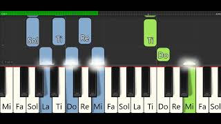 MANDALİNA BAHÇESİ MANDARİİNİD PİYANO TUTORİAL [upl. by Ettebab930]