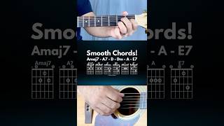 Try this smooth sounding chord progression Get your guitar and pluck along [upl. by Grae20]