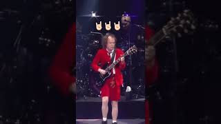 ACDC Thunderstruck intro live with Axl Rose shorts heavymetal [upl. by Adnirod]