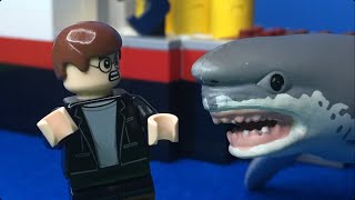 Brody Meets His End  Lego Jaws Alternate Ending [upl. by Liauqram568]