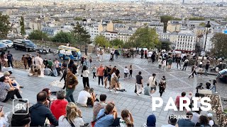 Paris Montmartre Walking Tour  4K HDR [upl. by Cowan137]