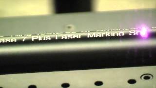 Rotary Laser Marking Using X Rotary and Z Axis Servo Motor Motion  Jimani Inc [upl. by Jat]