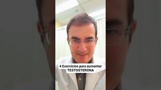 4 EXERCICIOS para AUMENTAR a TESTOSTERONA testosterona [upl. by Nairot]