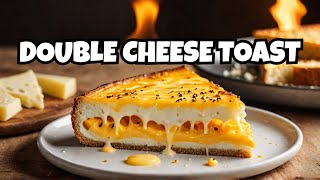 Delicious toast for breakfast Quick and easy double cheese toast [upl. by Crellen25]