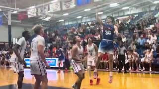 Braylon Mullins hits floater after offensive rebound  IN AllStars [upl. by Nanerb]