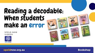 When students make an error SPELD NSW Reading Decodable Books Series [upl. by Stretch]