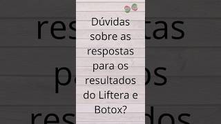 Você sabe quando consegue ver os resultados do Liftera e da Toxina Botulínica [upl. by Saul]