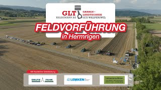 GLT Haldimann AG  Feldvorführung in Hermrigen Deutz und Lemken [upl. by Enilrahc]