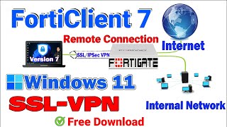 How to Download and Install FortiClient 7 on Windows 11 PC or Laptop [upl. by Darin967]