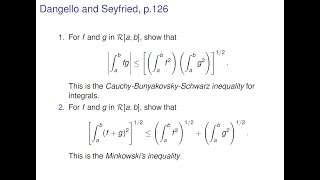 Analysis  CauchyBunyakovskySchwarz Inequality and Minkowski Inequality [upl. by Ninon]