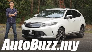 Toyota Harrier 20T Luxury review  AutoBuzzmy [upl. by Sibley]