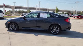 2020 Honda Civic EX TX Austin Leander Georgetown Round Rock and Pflugerville [upl. by Yentrok]