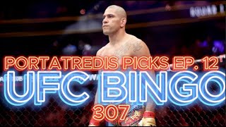 UFC 307 BINGO CARD PICKS PORTATREDIS PICKS EP 12 [upl. by Sorazal]