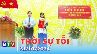 BTV  Thời sự tối 31102024 [upl. by Hannan]