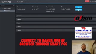 Dahua Smart PSS Using Secret Web Browser Feature within Dahua Smart PSS [upl. by Ocsisnarf497]