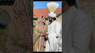 saboor and ali ansari wedding pics stylewithmahii youtubeshorts fashion [upl. by Eyahs21]