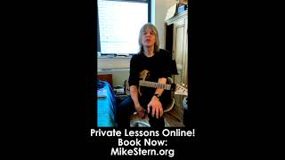 Mike Stern Online Guitar Lesson Promo [upl. by Eilrebmik346]