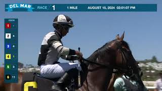 Pioneer Prince wins race 1 at Del Mar 81524 [upl. by Tish]