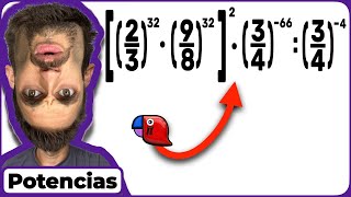 ✅ 👉 OPERACIONES COMBINADAS con POTENCIAS y MULTIPLICACIONES aplicando sus propiedades R35 [upl. by Federico810]