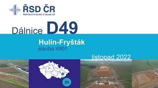 Dálnice D49 Hulín  Fryšták [upl. by Crispas]