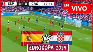 🔴 España vs Croacia EN VIVO  UEFA Eurocopa 2024 En Directo [upl. by Alig]