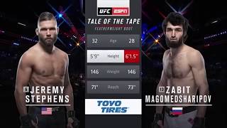 UFC 235 Jeremy Stephens vs Zabit Magomedsharipov Walkout [upl. by Sandstrom821]