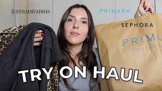 TRY ON HAUL PRIMAVERA 2024 primark stradivarius sephora calliope maria silvestro [upl. by Phi]