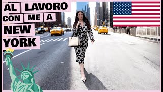 VI PORTO AL LAVORO CON ME A NEW YORK 🇺🇸 [upl. by Katerine]